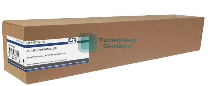 Картридж лазерный CopyRite CR-KMTN216K TN-216K/TN-319K черный (29000 стр.) для Konica Minolta C220/C280/C360