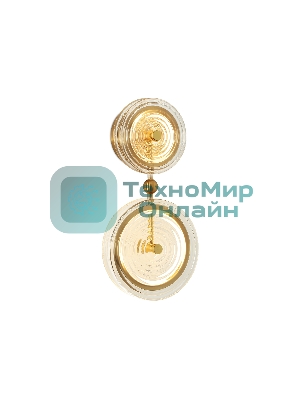 Настенный светодиодный светильник Ambrella light LH31118/2 BS/CL латунь/прозрачный 15W 3000K 200*90*390