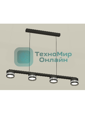 Светильник Ambrella light XB9152204/4 SBK/FR черный песок/белый матовый GX53 (C9152, N8478)
