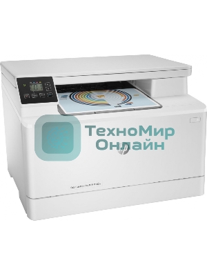 МФУ лазерное HP Color LaserJet Pro MFP M182n (7KW54A), A4, цветной, печ. до 16 стр/мин., 600 x 600 dpi (печать) 1200x1200dpi (скан.), USB, RJ-45, Air Print, Mopria