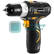 Дрель-шуруповерт Deko GCD12DU3, 12 В, 1.5 Ач, 32 Нм, щеточный