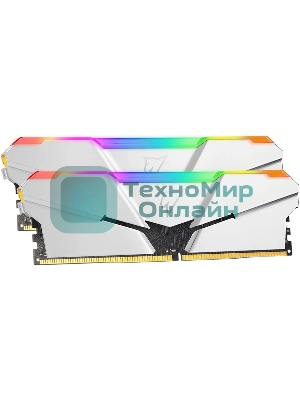 Оперативная память NETAC Shadow, DDR4, 16GB (2x8GB), 3600MHz, CL16, DIMM, с радиаторами, RGB, серебристый