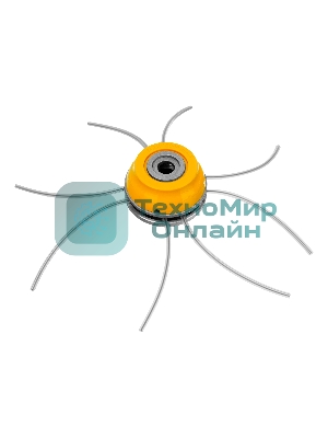 Головка триммерная Denzel универсальная алюминиевый корпус, леска до 4 мм D