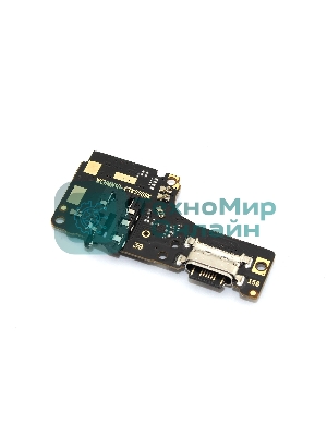Нижняя плата (шлейф) с разъемом зарядки для Xiaomi Redmi Note 10S, Poco M5s (M2101K7BNY/2207117BPG)