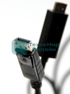 Кабель-переходник DisplayPort M-> HDMI M 1.8m Telecom [TA494)