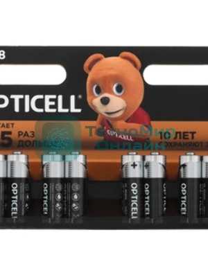 Батарея Opticell Basic LR6 AA (4шт) блистер
