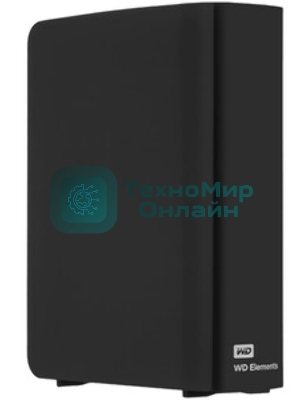 Внешний HDD WD Elements Desktop WDBWLG0140HBK-EESN, 14ТБ, черный
