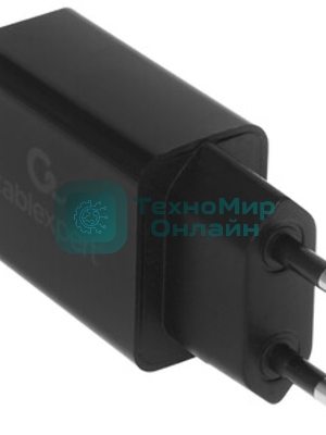 Сетевое зарядное устройство Cablexpert MP3A-PC-17, QC 3.0, 100/220V - 1 USB порт 5/9/12V, черный
