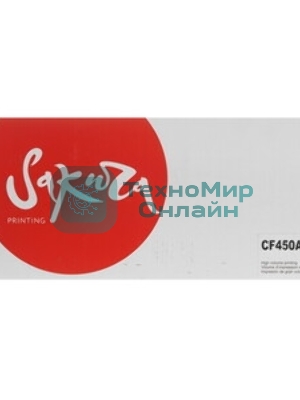 Картридж Sakura CF450A для HP, черный, 1500 к.