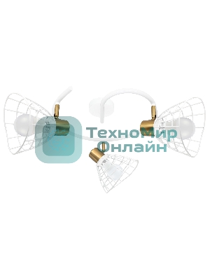 Светильник Ambrella light TR8605/3 WH/GD белый/золото E27*3 max 40W D325*230