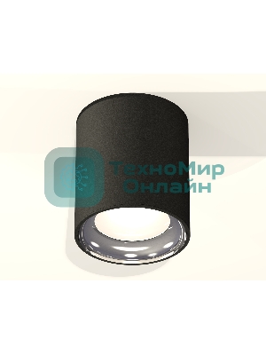 Светильник Ambrella Light XS7422011 SBK/PSL черный песок/серебро полированное MR16 GU5.3 (C7422, N7023)