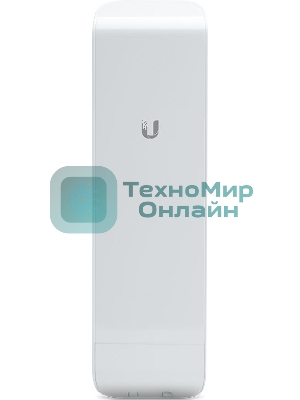 Сетевое оборудование UBIQUITI NSM2(EU) всепогодная Wi-Fi/TDMA AP/CPE. 802.11n, 2,4 ГГц, антенна 11 дБ