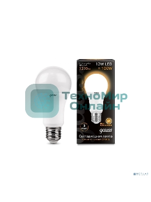 Лампа светодиодная Gauss LD102502112LED A60 globe 12W E27 2700K