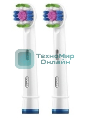Насадка для зубных щеток Oral-B 3D белый (упак.:4шт)