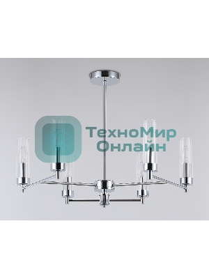 Люстра Ambrella light LH55151/6 CH/CL хром/прозрачный E14/6 max 40W D675*520