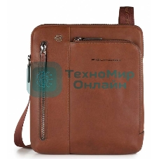 Сумка для ноутбука Piquadro черный Square CA1816B3/CU светло-коричневый натур.кожа