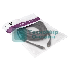 Кабель HDMI Exegate EX287726RUS EX-CC-HDMI2-10.0F (19M/19M, v2.0, 10м, 4K UHD, Ethernet, ферритовые кольца, позолоченные контакты)