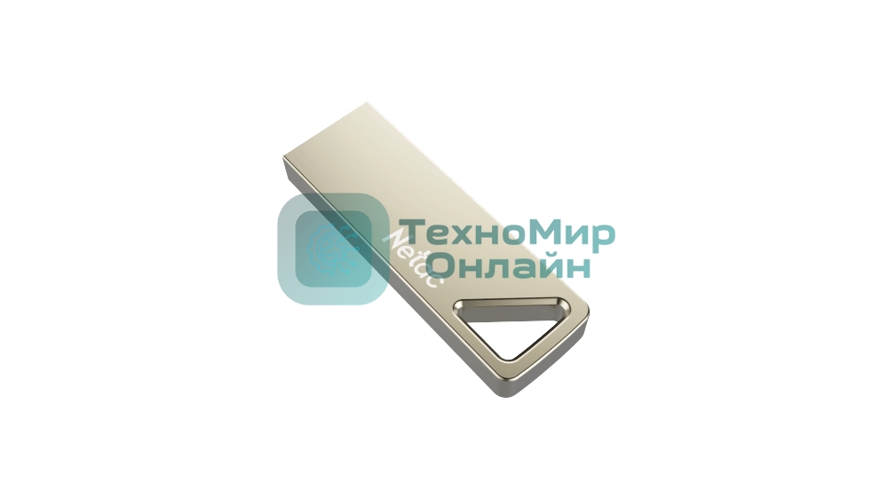 Флешка USB Netac U326 (NT03U326N-016G-20PN), 16Gb, USB 2.0, R/W 50/15, серебристый