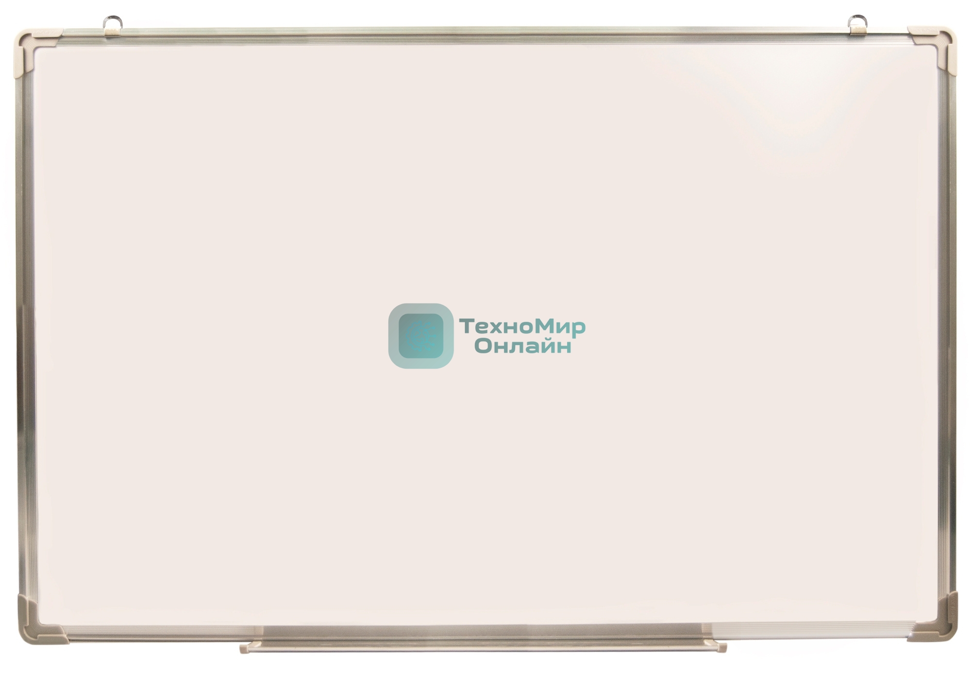 Доска магнитно-маркерная Buro, лак, 60x90 см, алюминиевая рама, лоток для аксессуаров