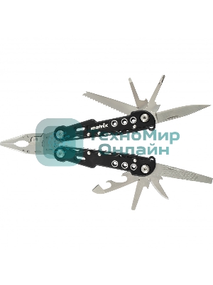 Мультитул Matrix, 13 функций, авторазжим, в чехле, 165 мм