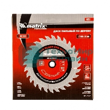 Пильный диск Matrix по дереву, 160x20мм, 48 зуба, + кольцо, 16/20 Professional
