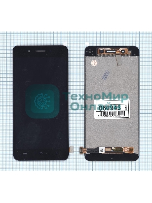 Дисплей для Vivo Y55s черный