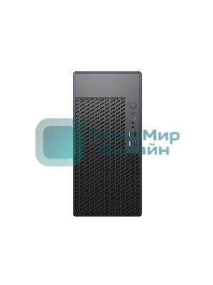 Компьютерный корпус с блоком питания Foxline 450Вт./Case Forza mATX, 450W, 2xUSB 2.0+2xUSB 3.0, Black, w/o FAN, 8 см fan PSU, power cord