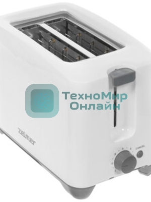Тостер Zelmer ZTS7386 белый, 750 Вт, 2 слота
