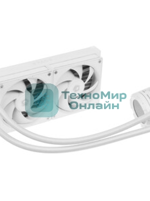 Система жидкостного охлаждения ID-Cooling SL240 белый 120мм алюминий+медь 2000rpm 30db 4-pin 300W