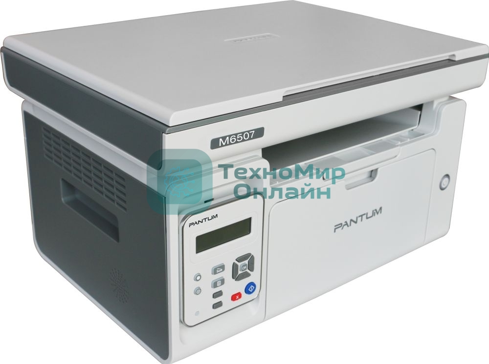 МФУ лазерное Pantum M6507, A4, ч/б, печ. до 22 стр/мин., скан. до 8.5 стр/мин., 1200 x 1200 dpi, USB