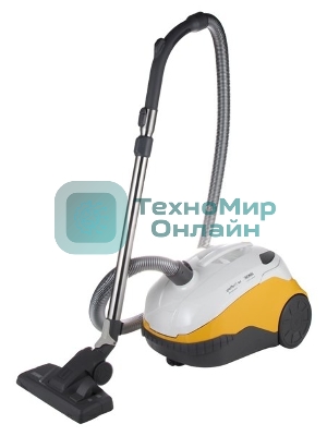 Пылесос Thomas Perfect Air Animal Pure белый/желтый, 325/1700Вт, уборка влажная/сухая, пылесборник контейнер 1.9 л