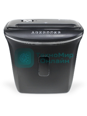 Шредер ГЕЛЕОС УД14-5, (DIN P-5), фрагмент 1,9х12мм, 5-6 лист (70г/м2), скобы, 14 литров