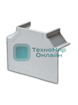 Тройник накладной 90град. 100х60/40 бел. Рувинил ТРН-100х60