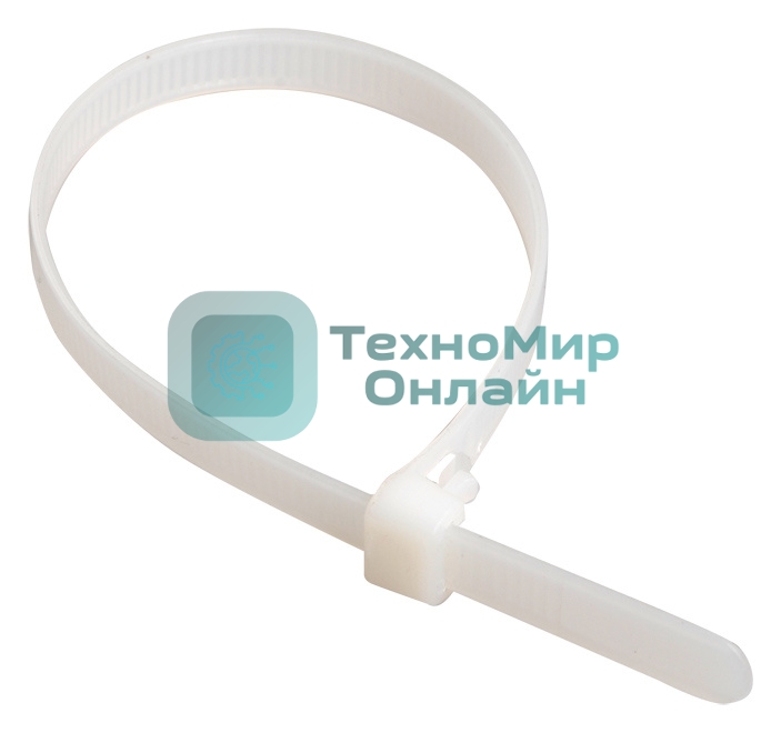 Хомут IEK UHH20-D036-200-050 200x3.6 мм (упак:50шт) нейлон белый