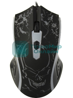 Мышь проводная Defender Overmatch GM-069 черный, 2400 dpi, USB, кнопки - 4