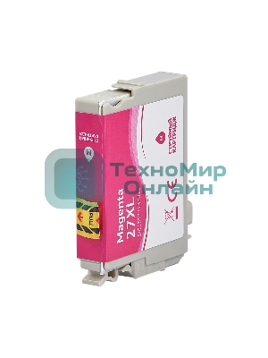 Картридж струйный Sakura C13T27134022 (27XL Magenta) для Epson, пурпурный, 14,6 мл., 1100 к.