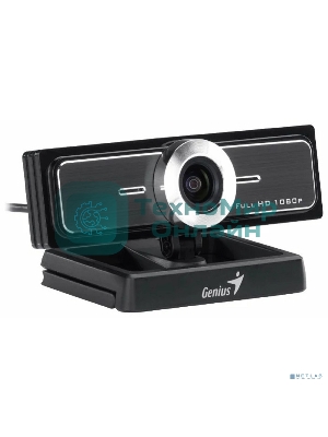 Веб-камера Genius WideCam F100 V2 1920x1080, 30 кадр/с, USB Type-A, микрофон, универсальное крепление