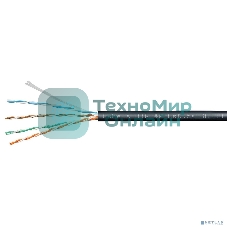 КАБЕЛЬ ВИТАЯ ПАРА CABEUS UTP-4P-CAT.5E-SOLID-OUT-LSZH-UV UTP (U/UTP), КАТЕГОРИЯ 5E, 4 ПАРЫ (24 AWG), ОДНОЖИЛЬНЫЙ, ДЛЯ ВНЕШНЕЙ ПРОКЛАДКИ (+75 C - -40), LSZH-UV (305 М)