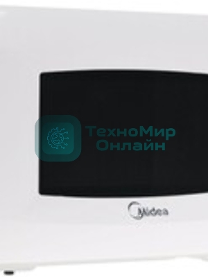 Микроволновая печь Midea MM720CKE белый, 20 л, 700 Вт, переключатели - поворотный механизм