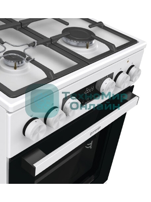 Плита комбинированная Gorenje GK5C42WF-B белый, конфорок 4 газовых, духовка 70 л, 50 см x 85 см x 59.4 см