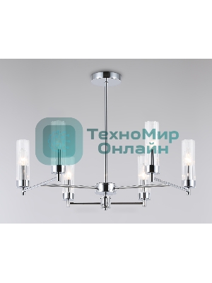 Люстра Ambrella light LH55151/6 CH/CL хром/прозрачный E14/6 max 40W D675*520