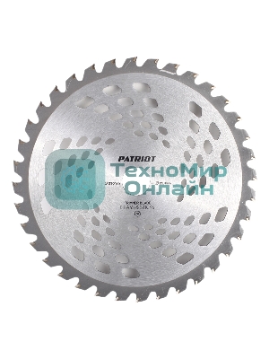 Нож PATRIOT TBS-36 D=230х25.4мм толщина1.3мм 36 зубьев