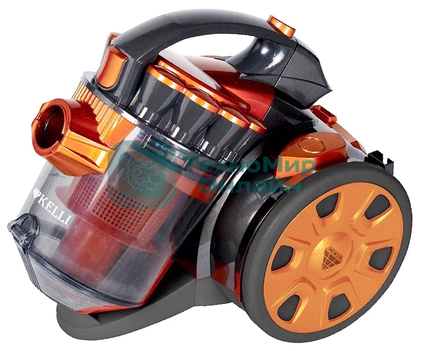 Пылесос Kelli KL-8005 Мощность 2400 Вт, мощность всасывания 420 Вт, Тип пылесборника: циклонный фильтр 2,5 литра, 5-ти ступенчатая система фильтрации, металлическая телескопическая трубка, 1 год гарантии, длина сетевого шнура 5 м, индикатор заполнения, регулятор мощности