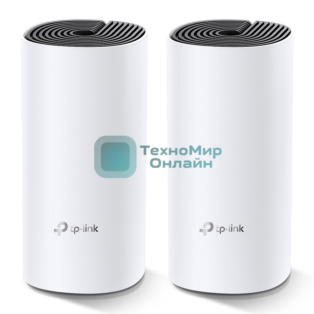 Домашняя Mesh TP-Link Wi-Fi система Deco M4 (1-Pack), 1167 Мбит/с (5 ГГц: до 867 Мбит/с + 2,4 ГГц: до 300 Мбит/с), 2 порта 1000 Мбит/с, 2 встроенные антенны на каждом модуле Deco