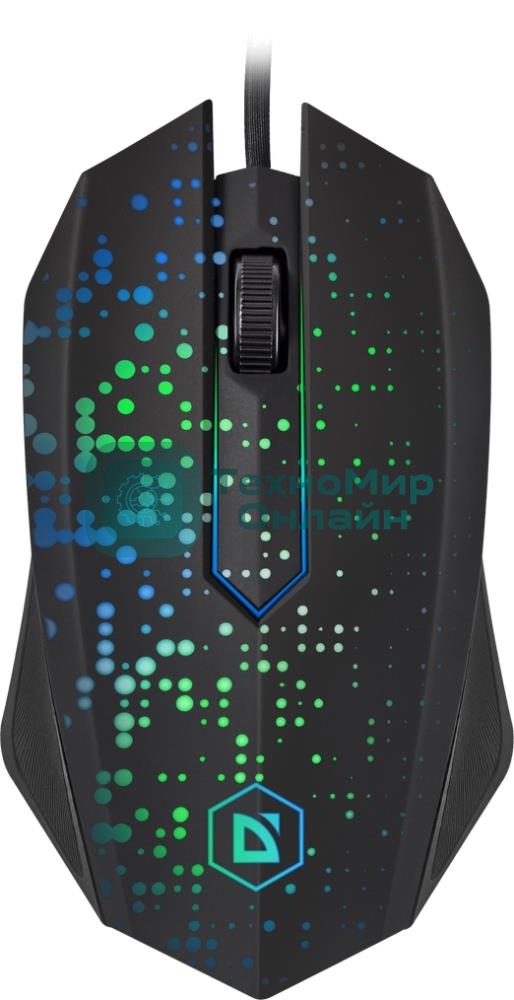 Мышь проводная Defender Event MB-754 черный, 1000 dpi, USB, кнопки - 3