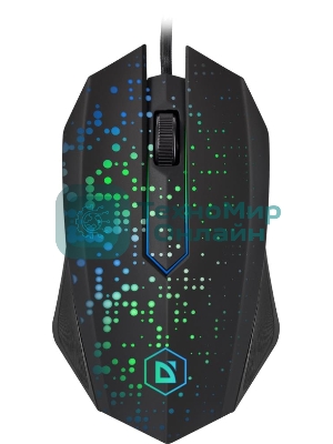 Мышь проводная Defender Event MB-754 черный, 1000 dpi, USB, кнопки - 3
