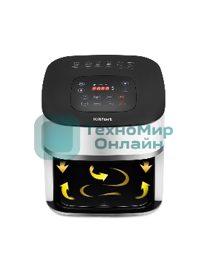 Аэрогриль Kitfort KT-2217 1500Вт белый/черный