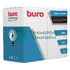 Кабель сетевой Buro FTP 4 пары cat5E solid 0.50мм CCA 305м серый