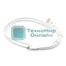 Дата-кабель Amperin USB-Lightning 1m 2A белый (YDS-C-AL)