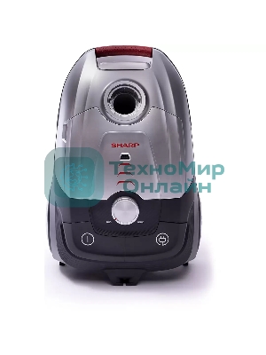 Пылесос Sharp ECJB19RS серебристый, 350/1900 Вт, уборка сухая, пылесборник мешок 2.3 л